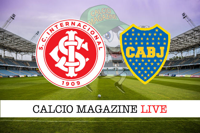 Internacional Boca Juniors cronaca diretta live risultato in tempo reale