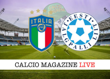 Italia Estonia cronaca diretta live risultato in tempo reale