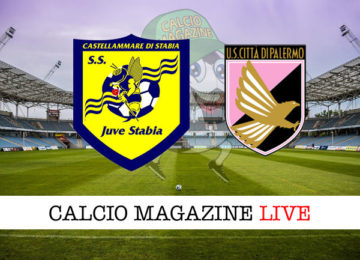 Juve Stabia Palermo cronaca diretta live risultato in tempo reale