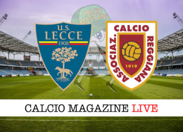 Lecce Reggiana cronaca diretta live risultato in tempo reale