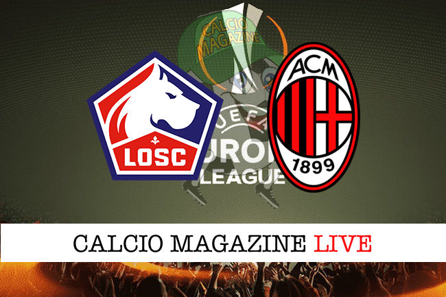 Lille Milan cronaca diretta live risultato in tempo reale