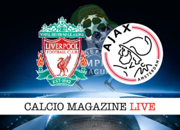 Liverpool Ajax cronaca diretta live risultato in tempo reale