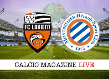 Lorient Montpellier cronaca diretta live risultato in tempo reale