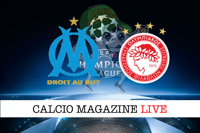 Marsiglia Olympiakos cronaca diretta live risultato in tempo reale