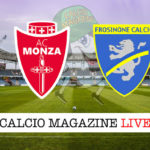 Monza Frosinone cronaca diretta live risultato in tempo reale