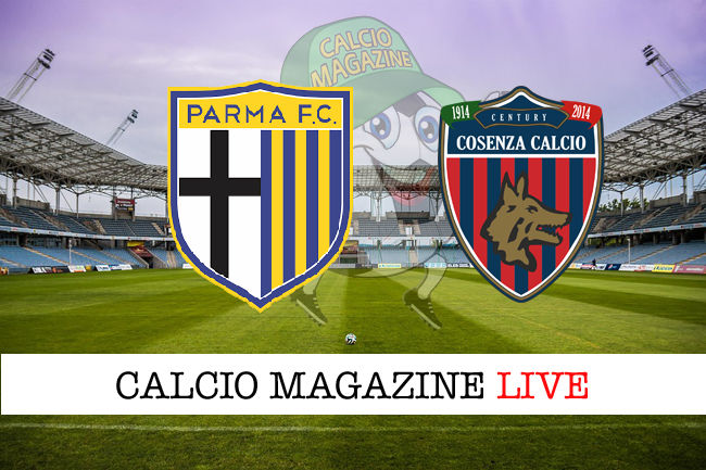 Parma Cosenza cronaca diretta live risultato in tempo reale