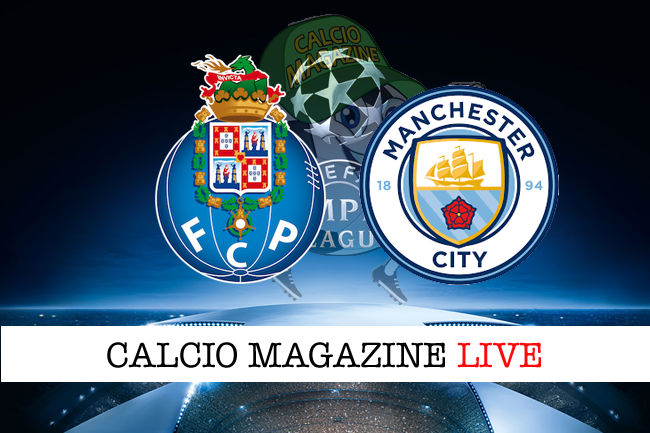 Porto Manchester City cronaca diretta live risultato in tempo reale