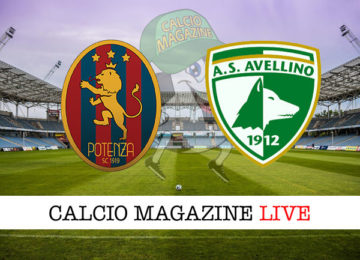 Potenza Avellino cronaca diretta live risultato in tempo reale