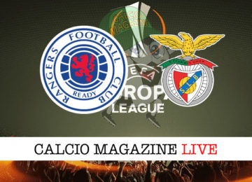 Rangers Benfica cronaca diretta live risultato in tempo reale