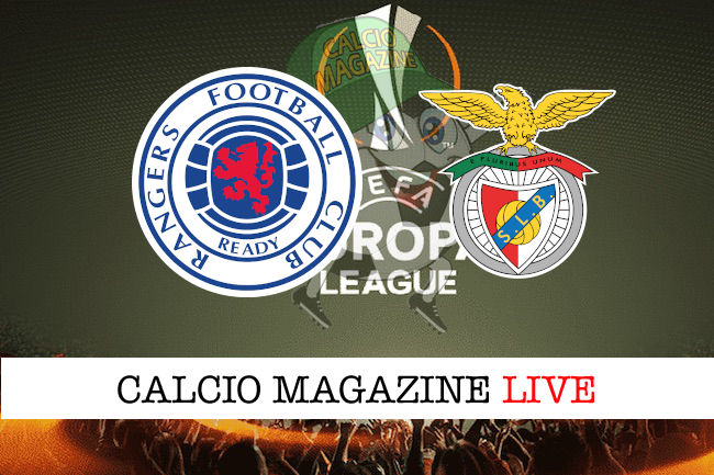 Rangers Benfica cronaca diretta live risultato in tempo reale