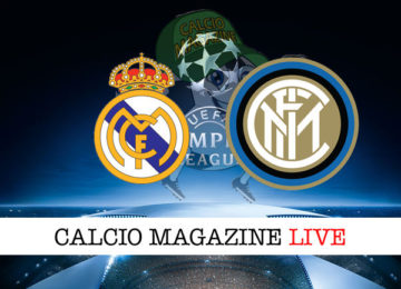 Real Madrid Inter cronaca diretta live risultato in tempo reale
