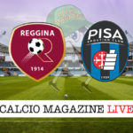Reggina Pisa cronaca diretta live risultato in tempo reale