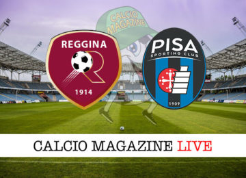 Reggina Pisa cronaca diretta live risultato in tempo reale