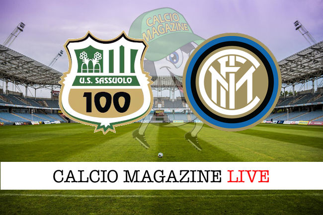 Sassuolo Inter cronaca diretta live risultato in tempo reale