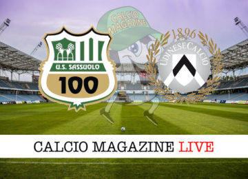 Sassuolo Udinese cronaca diretta live risultato in tempo reale