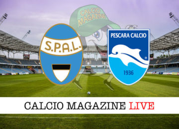 SPAL Pescara cronaca diretta live risultato in tempo reale