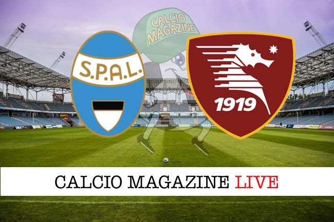 SPAL Salernitana cronaca diretta live risultato in tempo reale