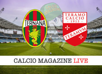 Ternana Teramo cronaca diretta live risultato in tempo reale