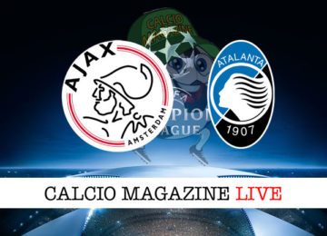 Ajax Atalanta cronaca diretta live risultato in tempo reale