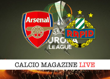 Arsenal Rapid Vienna cronaca diretta live risultato in tempo reale