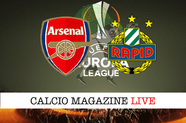 Arsenal Rapid Vienna cronaca diretta live risultato in tempo reale