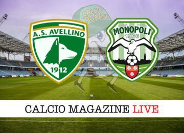 Avellino Monopoli cronaca diretta live risultato in tempo reale