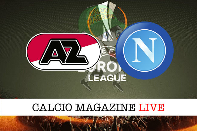 AZ Alkmaar Napoli cronaca diretta live risultato in tempo reale