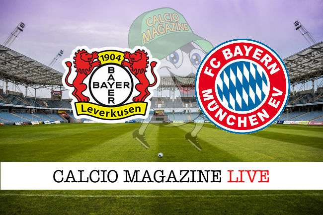 Bayer Leverkusen Bayern Monaco cronaca diretta live risultato in tempo reale