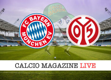 Bayern Monaco Mainz 05 cronaca diretta live risultato in tempo reale