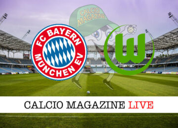 Bayern Monaco Wolfsburg cronaca diretta live risultato in tempo reale