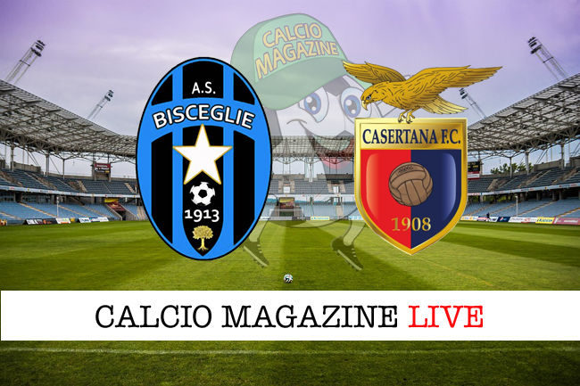 Bisceglie Casertana cronaca diretta live risultato in tempo reale