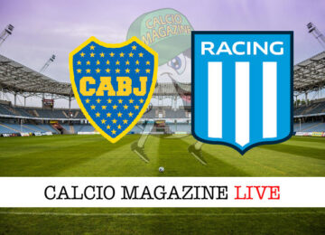Boca Juniors Racing Club cronaca diretta live risultato in tempo reale