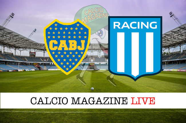 Boca Juniors Racing Club cronaca diretta live risultato in tempo reale