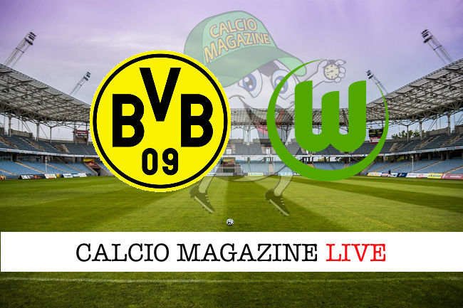 Borussia Dortmund Wolfsburg cronaca diretta live risultato in tempo reale