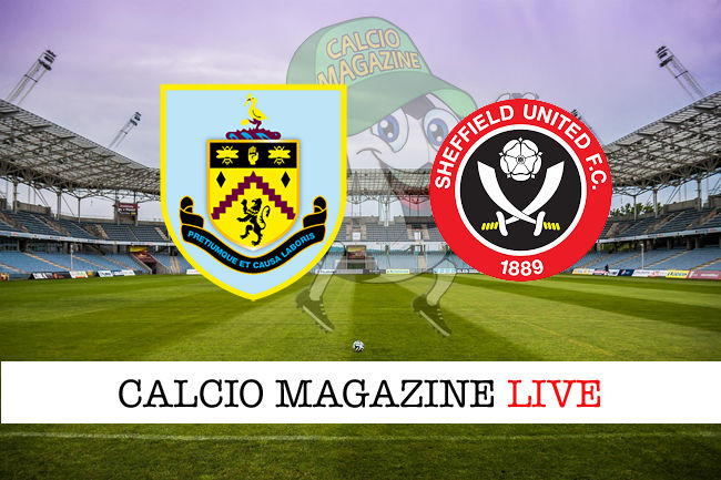 Burnley Sheffield United cronaca diretta live risultato in tempo reale