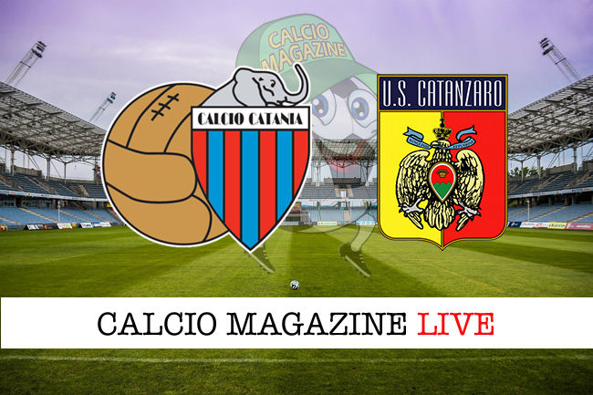Catania Catanzaro cronaca diretta live risultato in tempo reale