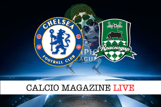 Chelsea Krasnodar cronaca diretta live risultato in tempo reale
