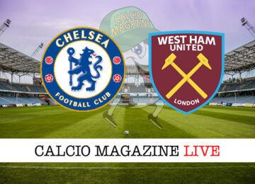 Chelsea West Ham cronaca diretta live risultato in tempo reale