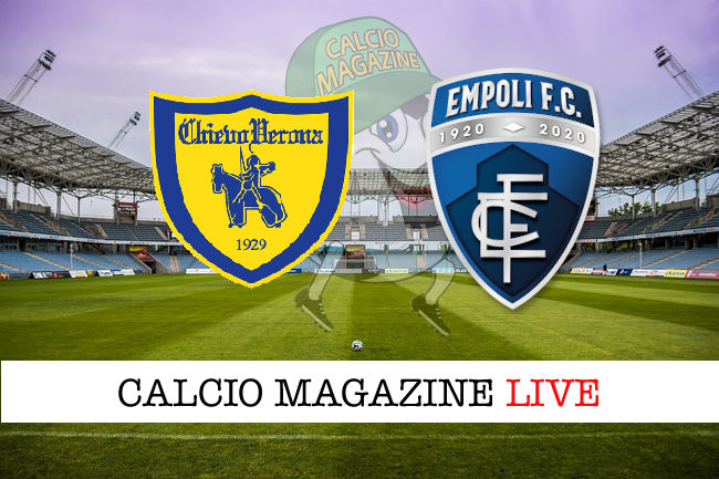 Chievo Empoli cronaca diretta live risultato in tempo reale