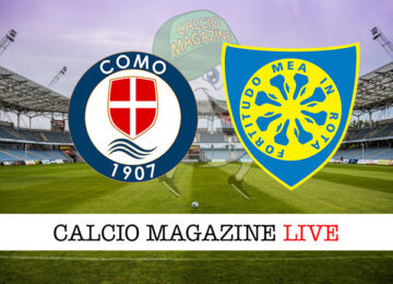 Como Carrarese cronaca diretta live risultato in tempo reale