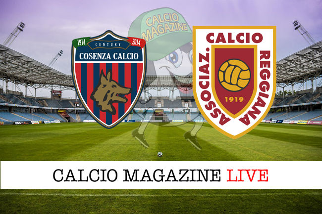 Cosenza Calcio 1914 x A.C. Reggiana 1919 11/11/2023 na Série B 2023/24, Futebol