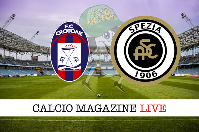 Crotone Spezia cronaca diretta live risultato in tempo reale