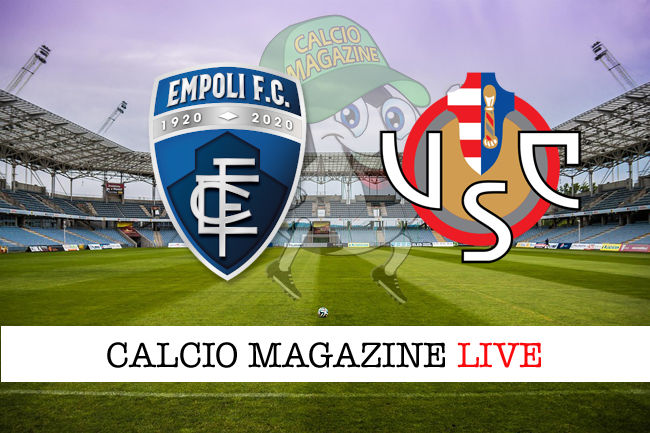 Empoli Cremonese cronaca diretta live risultato in tempo reale