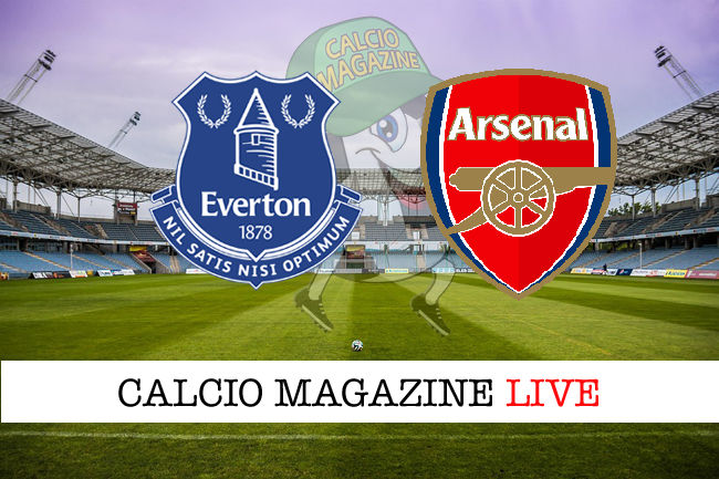 Everton Arsenal cronaca diretta live risultato in tempo reale