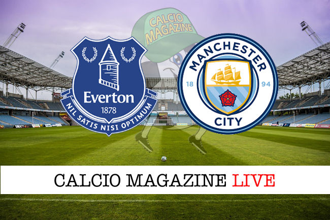 Everton Manchester City cronaca diretta live risultato in tempo reale