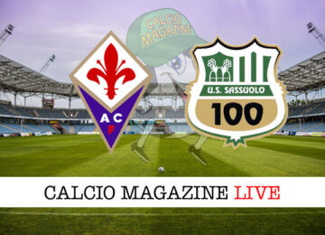 Fiorentina Sassuolo cronaca diretta live risultato in tempo reale