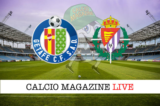 Getafe Valladolid cronaca diretta live risultato in tempo reale