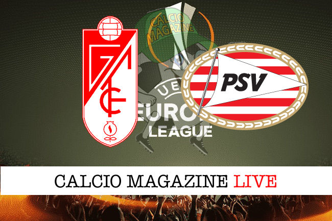 Granada PSV Eiindhoven cronaca diretta live risultato in tempo reale