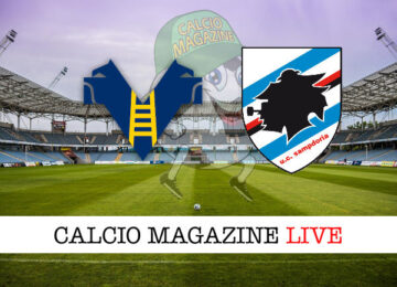 Hellas Verona Sampdoria cronaca diretta live risultato in tempo reale
