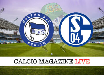 Hertha Berlino Schalke 04 cronaca diretta live risultato in tempo reale